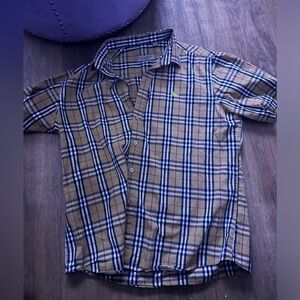 Burberry short sleeve button up